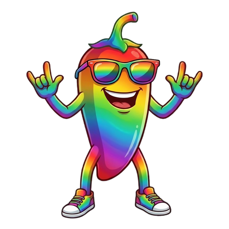 Rainbow Chillin Chilli