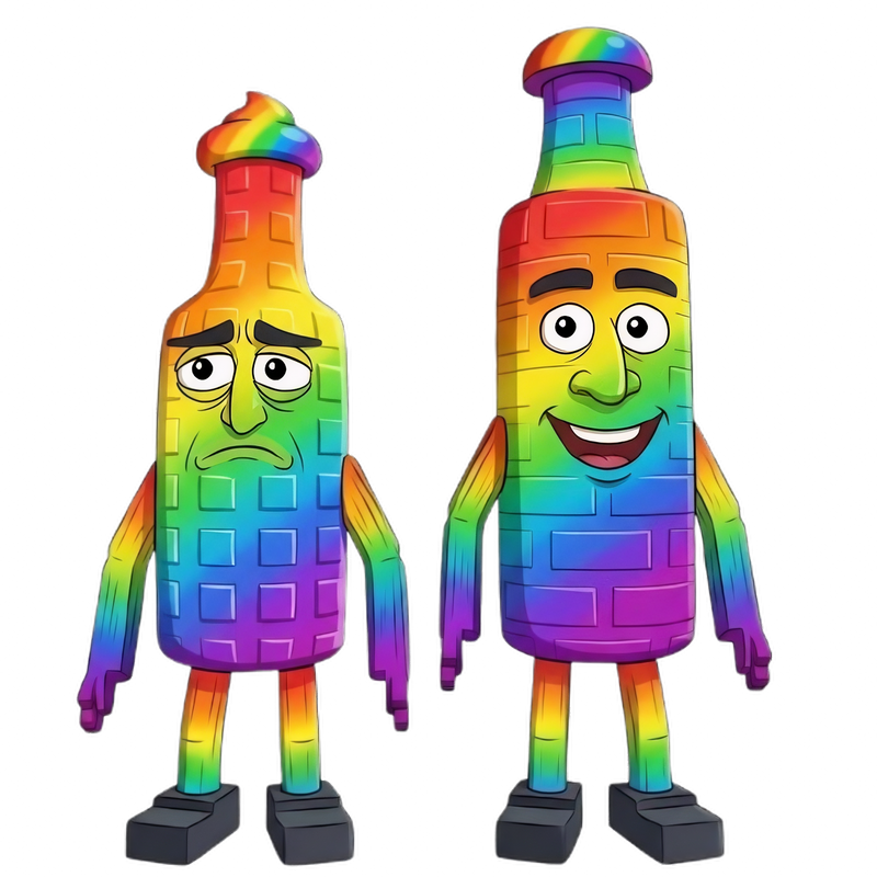 Rainbow Ketchuru and Musturu