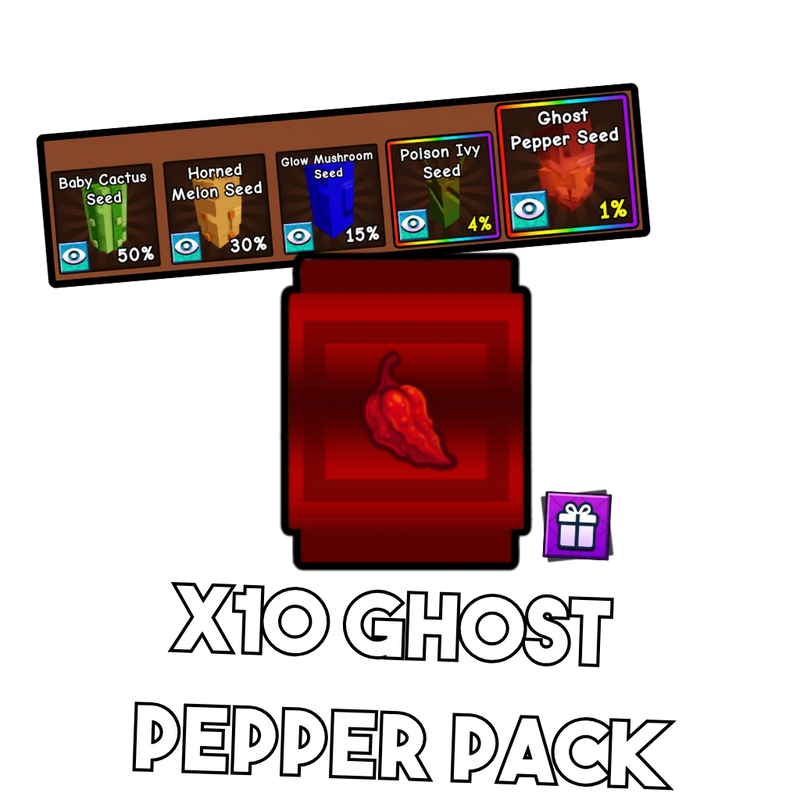 X10 Ghost Pepper Pack
